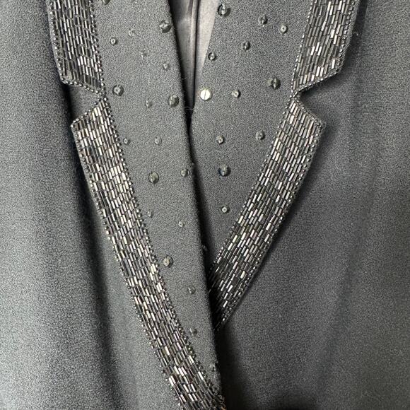 Vintage‎ Nolan Miller Wool bead and sequine dress blazer - Picture 3 of 15